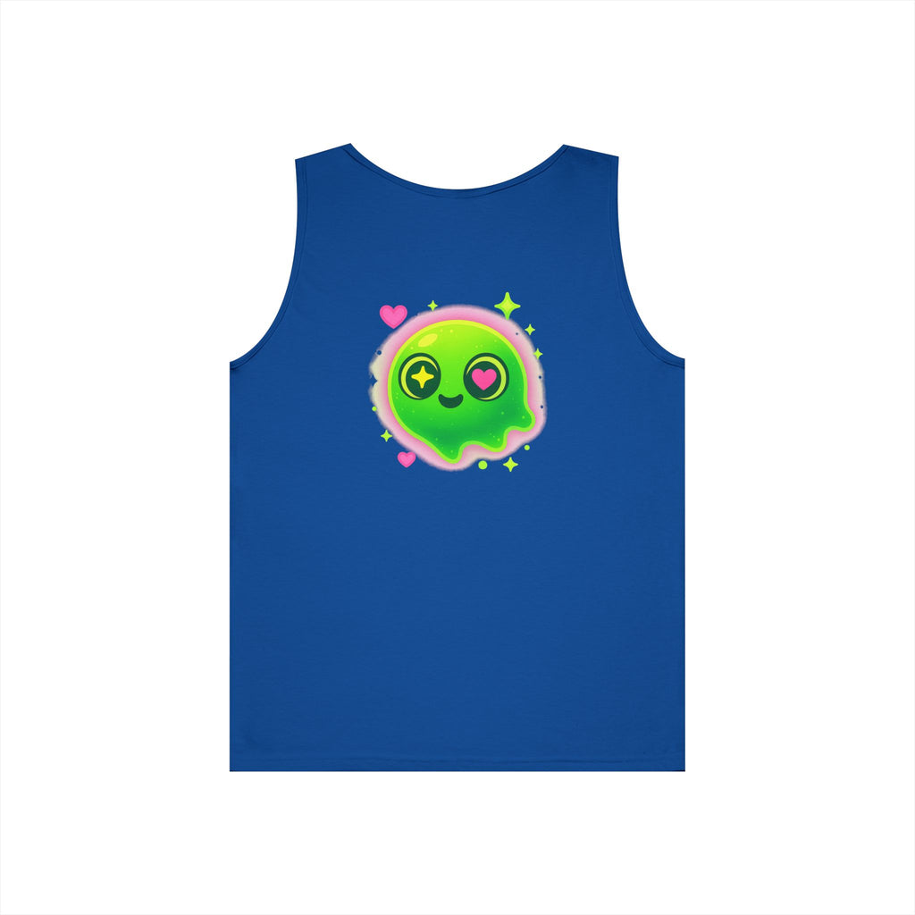 Cute Cartoon Glow-in-the-Dark Tank Top, Summer Outfit, LGBTQ+ Pride Wear, Festival Attire, Funny Gift for Teens, Casual Wear