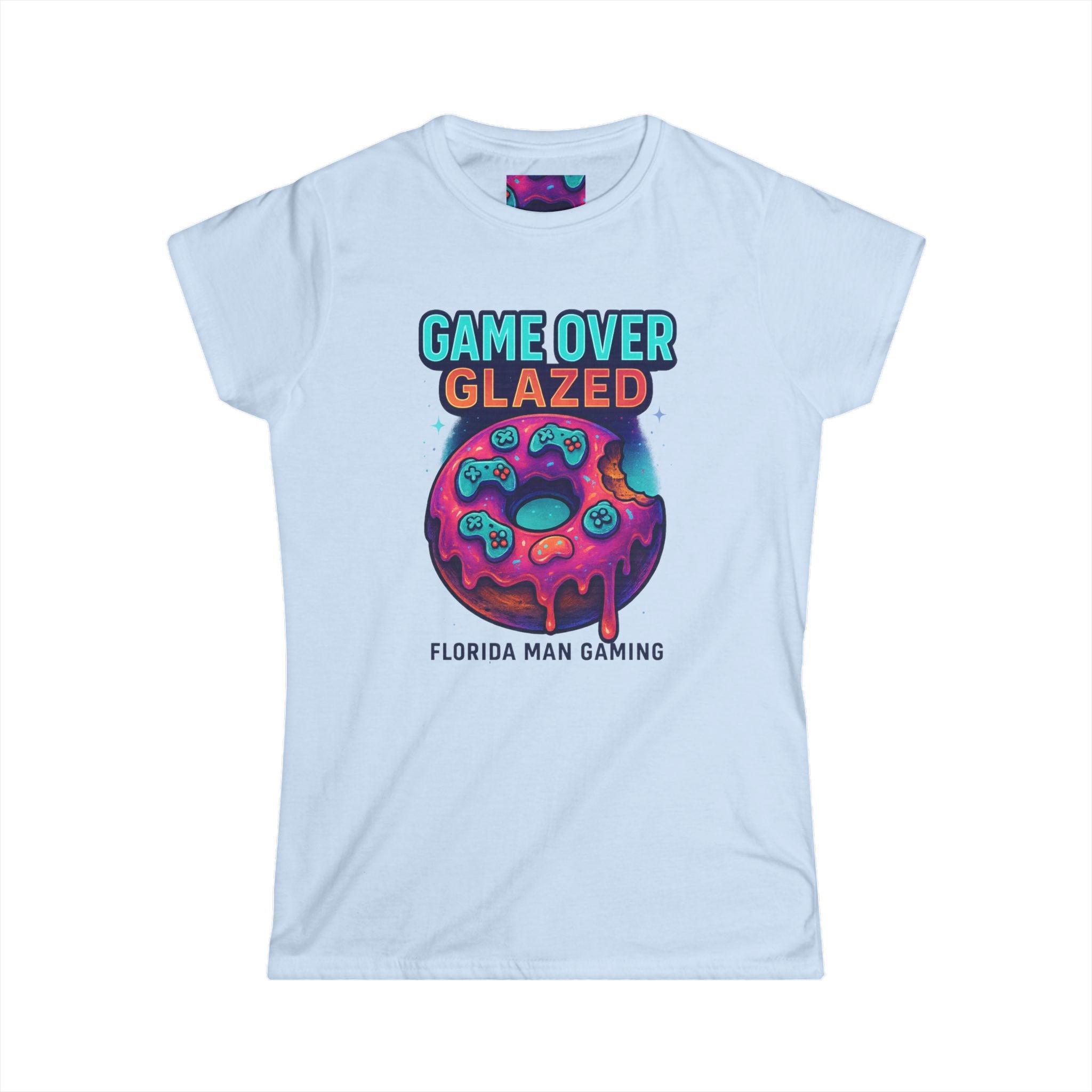 Gaming-Inspired Women's Softstyle Tee - Perfect for Gamers, Nerds, Birthday Gifts, Gaming Events, Casual Wear