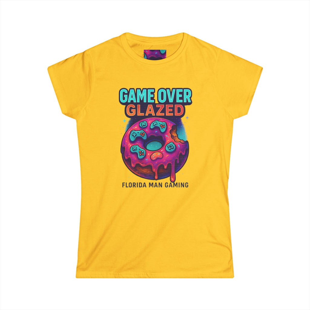 Gaming-Inspired Women's Softstyle Tee - Perfect for Gamers, Nerds, Birthday Gifts, Gaming Events, Casual Wear