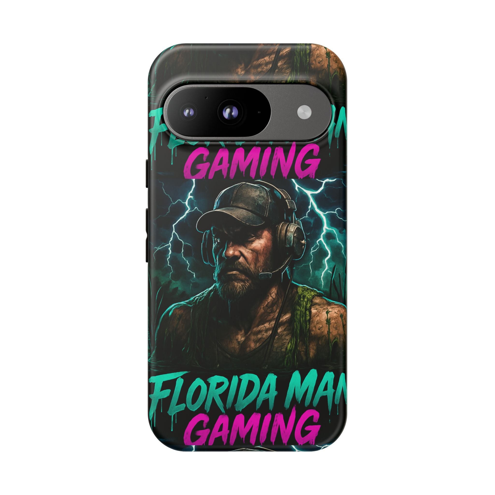 Phone Case - Florida Man Gaming Mascot Rising from the Swamp Tough Case