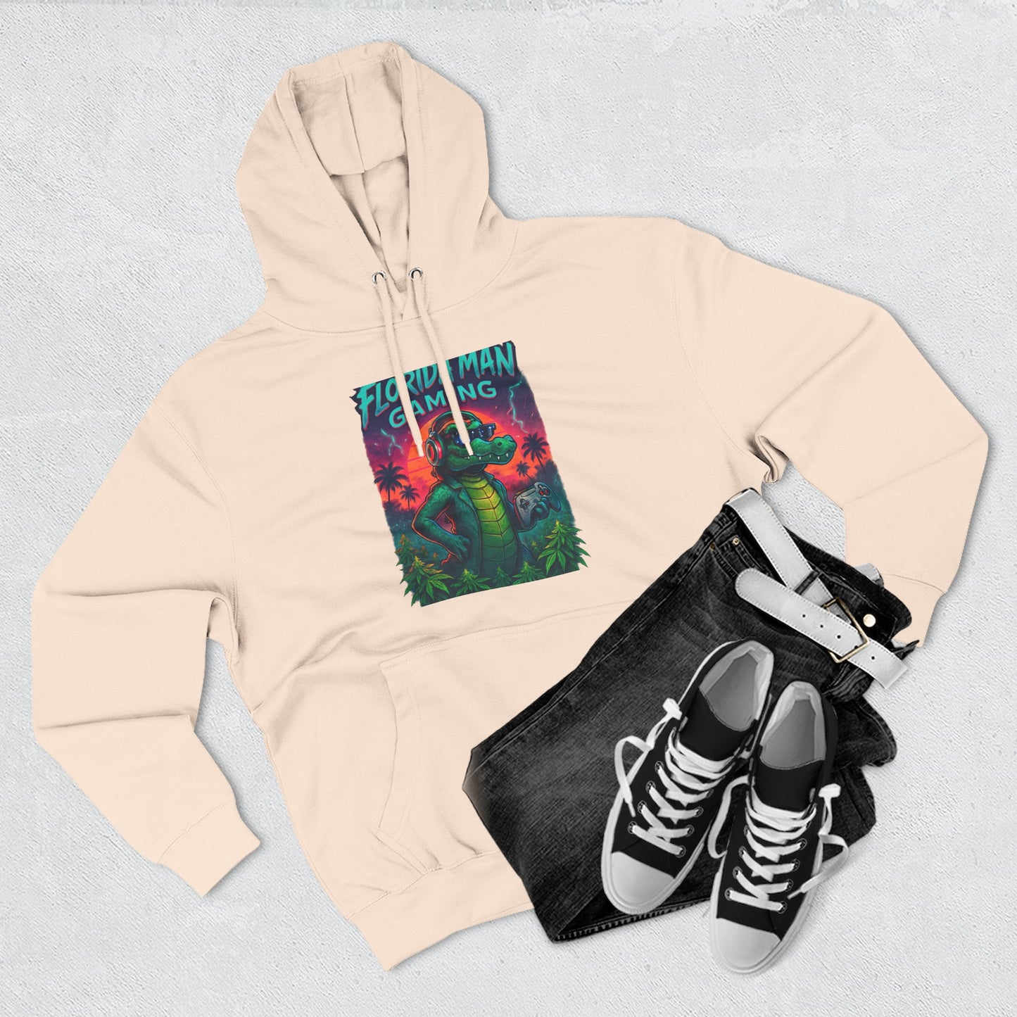 Gamer Fleece Hoodie - Cozy Dragon Design, Perfect for Gaming Sessions, Gifts for Gamers, Casual Wear, Fun Streetwear
