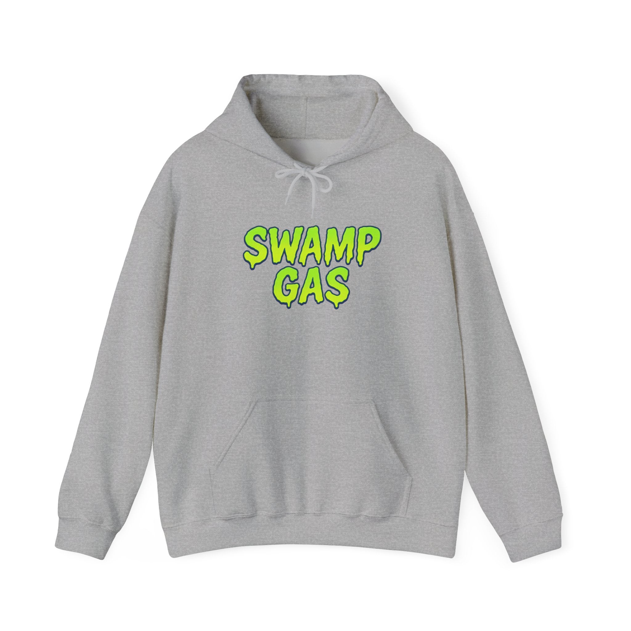 Swamp Gas Unisex Hoodie, Funny Graphic Sweatshirt, Eco-Friendly Apparel, Comfortable Casual Wear, Perfect for Fall Fashion