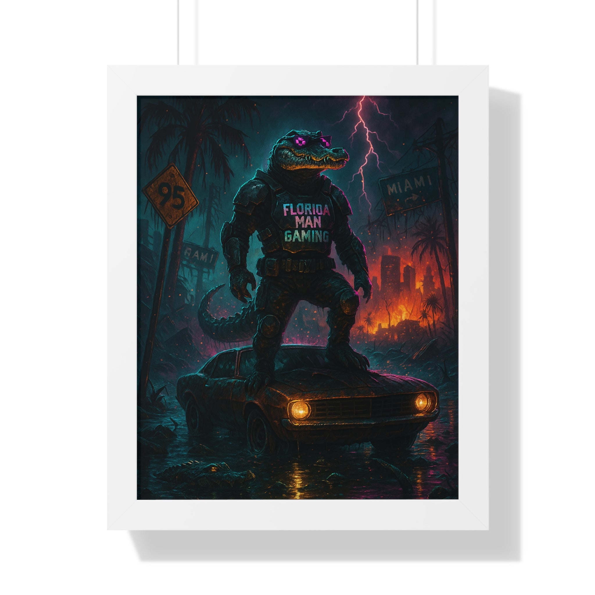 Framed Vertical Poster