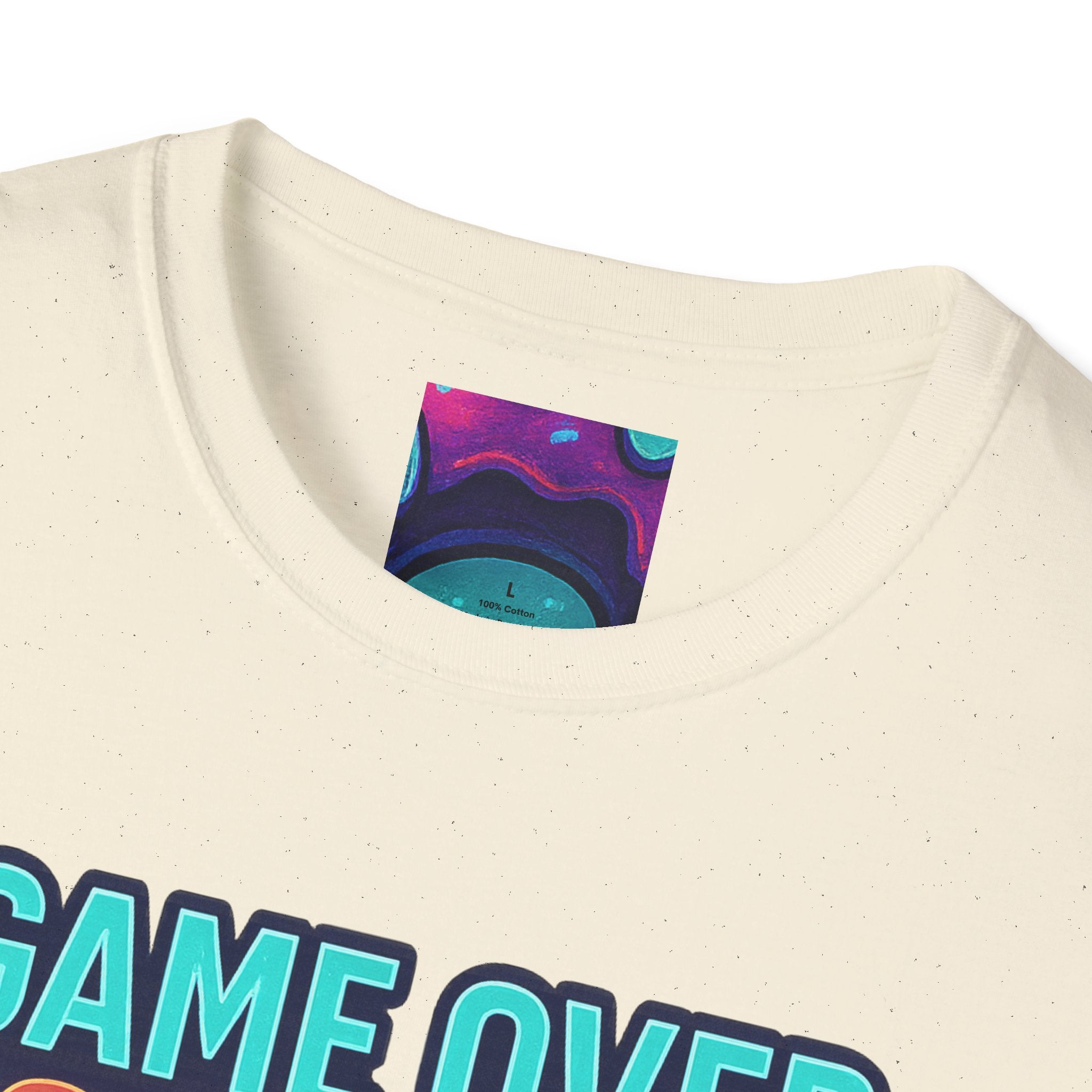 Retro Gamer Donut T-Shirt - Fun Gaming Tee, Unisex Softstyle, Perfect for Gamers, Gaming Events, Birthday Gifts, Casual Wear