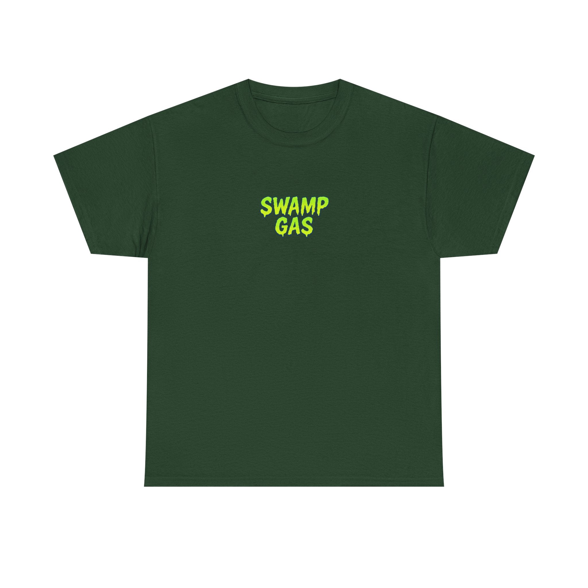 Swamp Gas Monster Unisex Tee, Fun Graphic Shirt, Gift for Monster Lovers, Casual Wear, Halloween Apparel, Youth and Adult Sizes