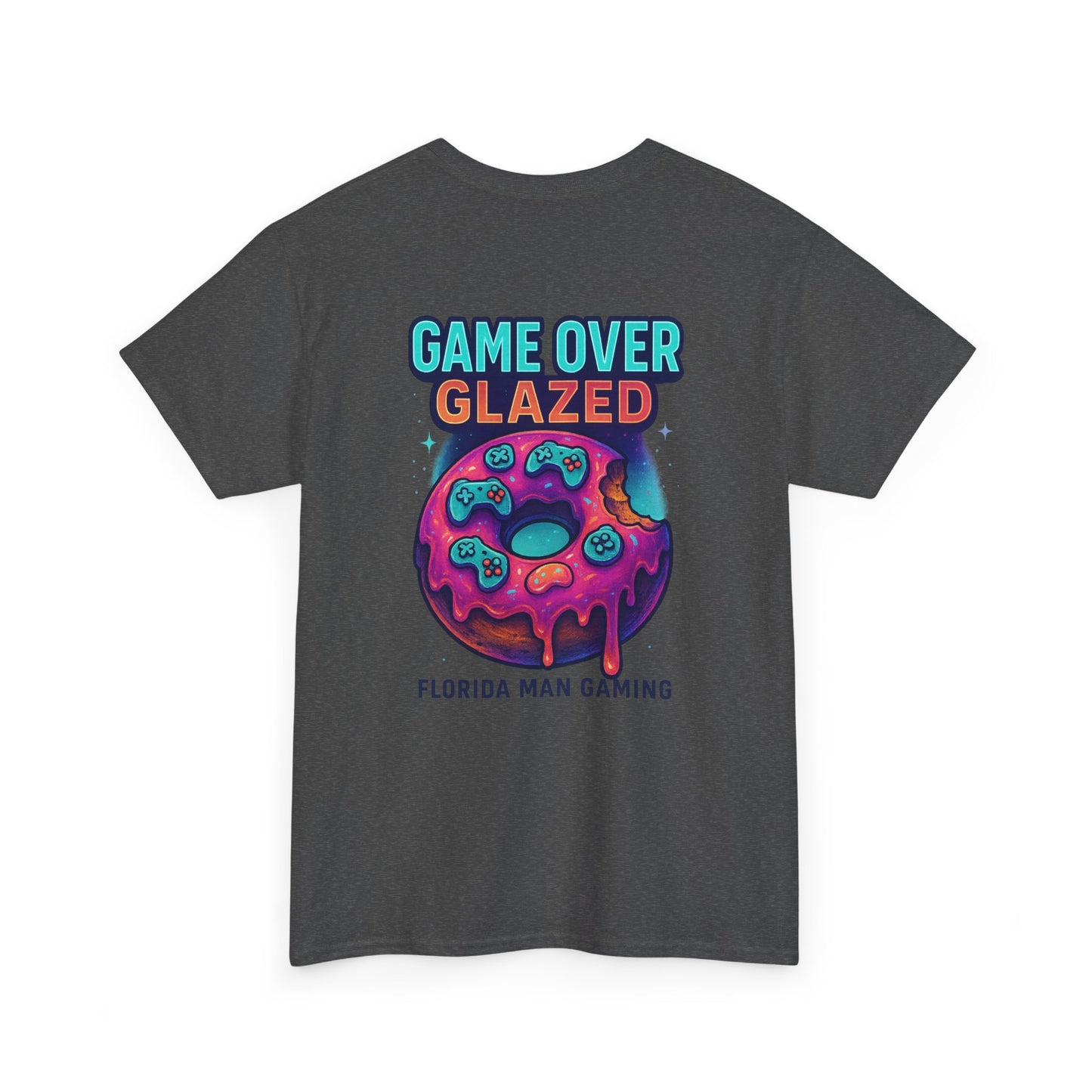 Gaming Graphic Tee for Retro Fun Lovers, Perfect for Gifts, Casual Wear, Gaming Events, Game Over Design