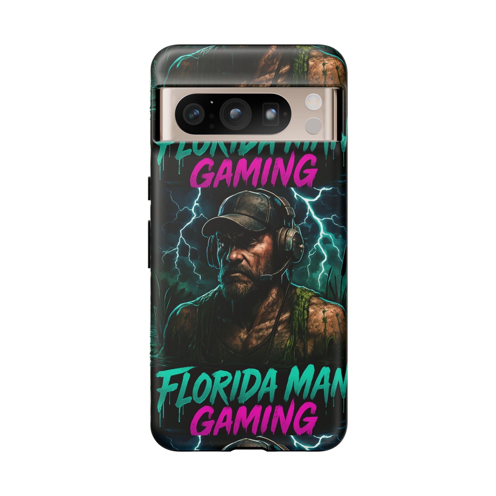 Phone Case - Florida Man Gaming Mascot Rising from the Swamp Tough Case