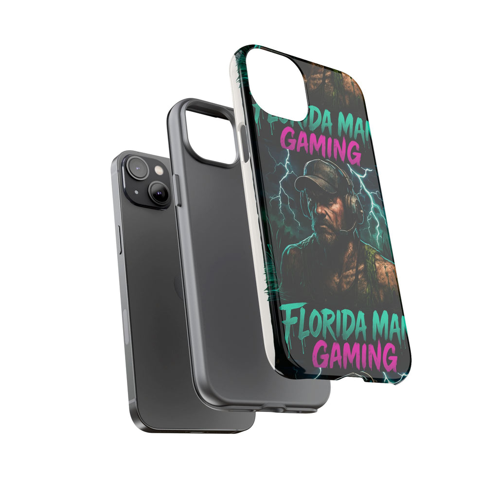 Phone Case - Florida Man Gaming Mascot Rising from the Swamp Tough Case