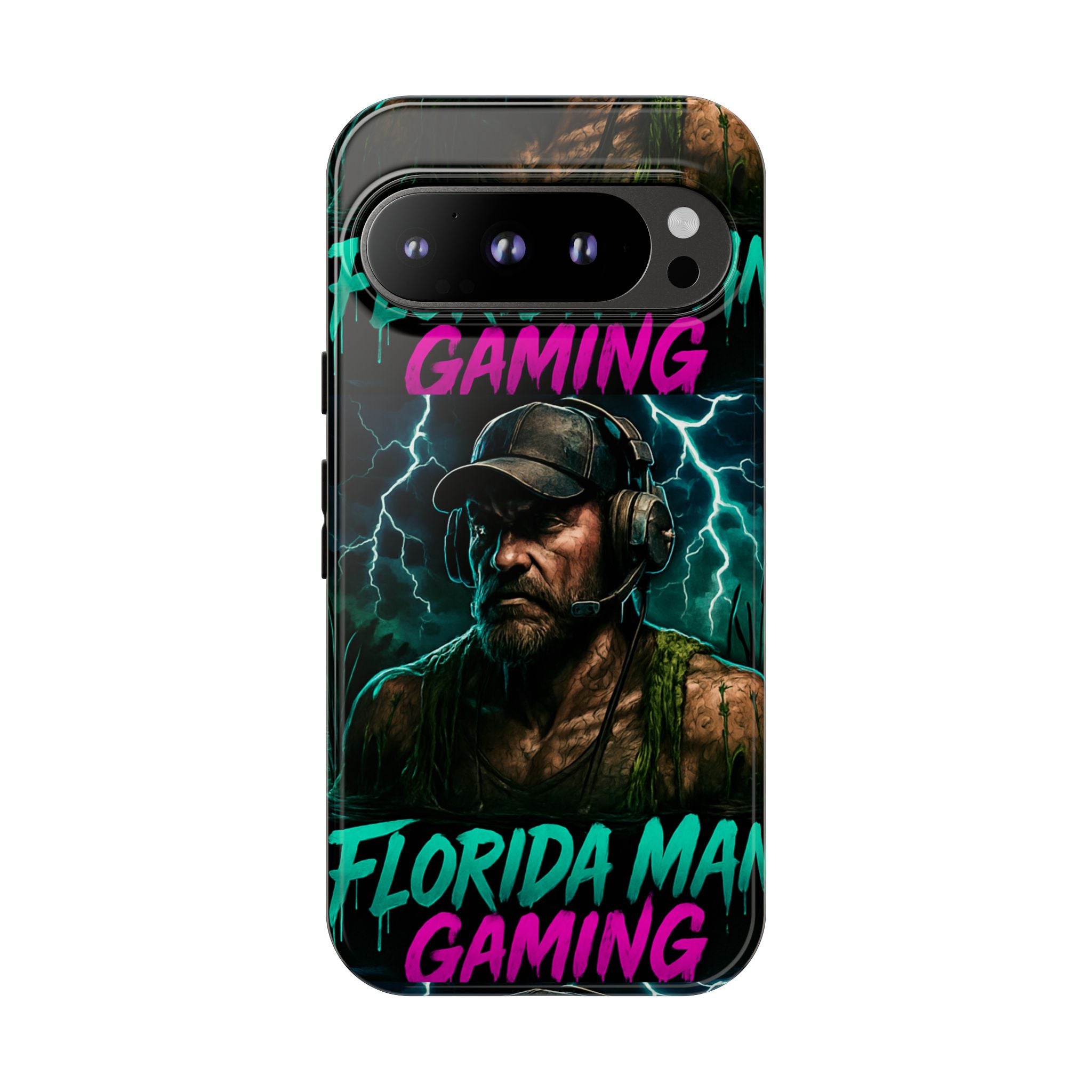 Phone Case - Florida Man Gaming Mascot Rising from the Swamp Tough Case