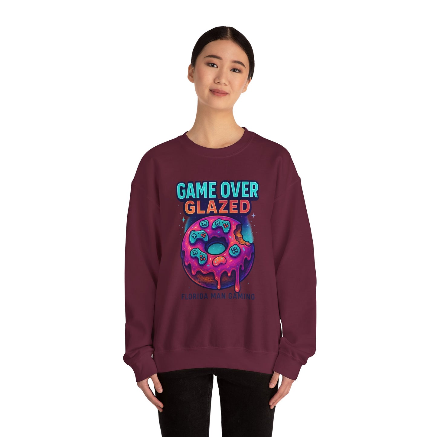 Gaming Sweatshirt, Playful Crewneck for Gamers, Funny Gift for Video Game Lovers, Cozy Unisex Apparel, Unique Retro Style