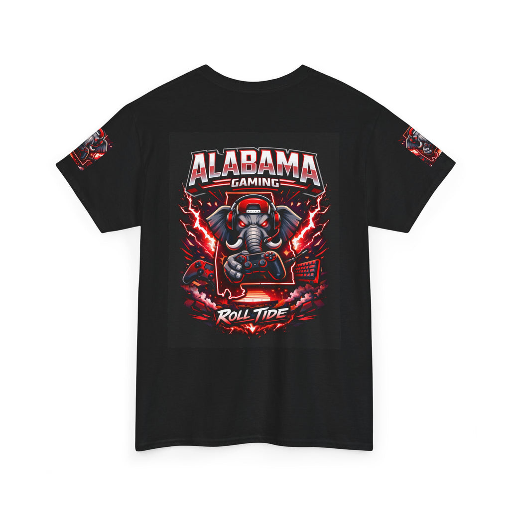 Alabama Gaming Tee — 'Roll Tide' Elephant Gamer Graphic Shirt