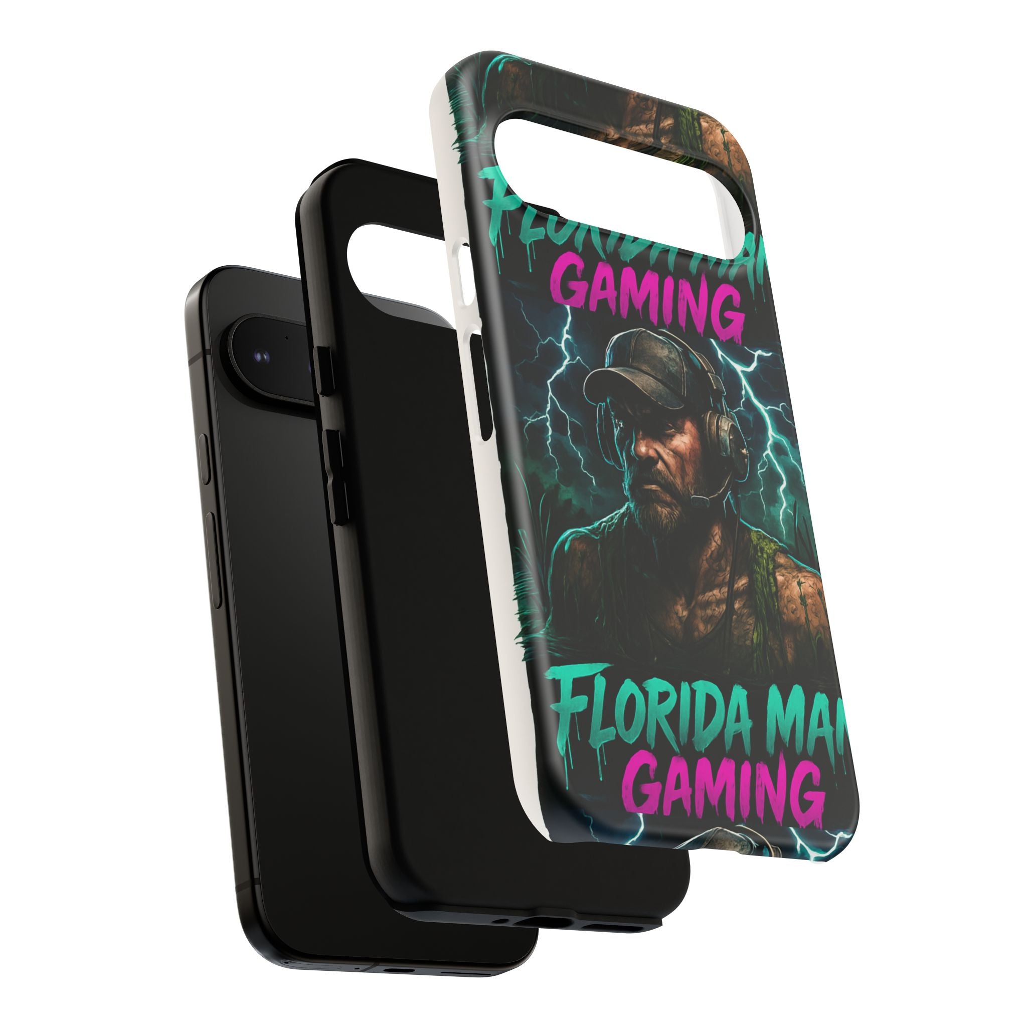 Phone Case - Florida Man Gaming Mascot Rising from the Swamp Tough Case