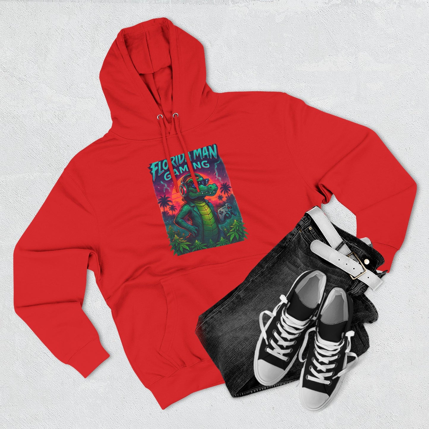 Gamer Fleece Hoodie - Cozy Dragon Design, Perfect for Gaming Sessions, Gifts for Gamers, Casual Wear, Fun Streetwear