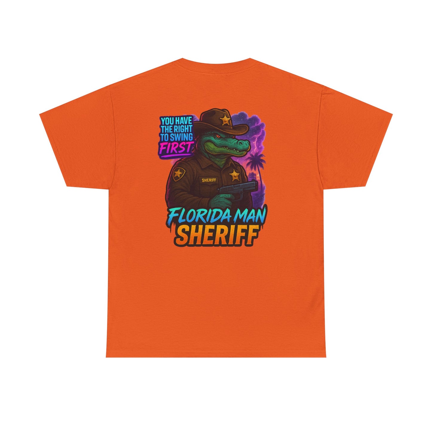 Florida Man Sheriff Tee - Fun Unisex Cotton T-Shirt, Graphic Tee for Florida Lovers, Gift for Dads, Unique Humor Shirt, Casual Wear