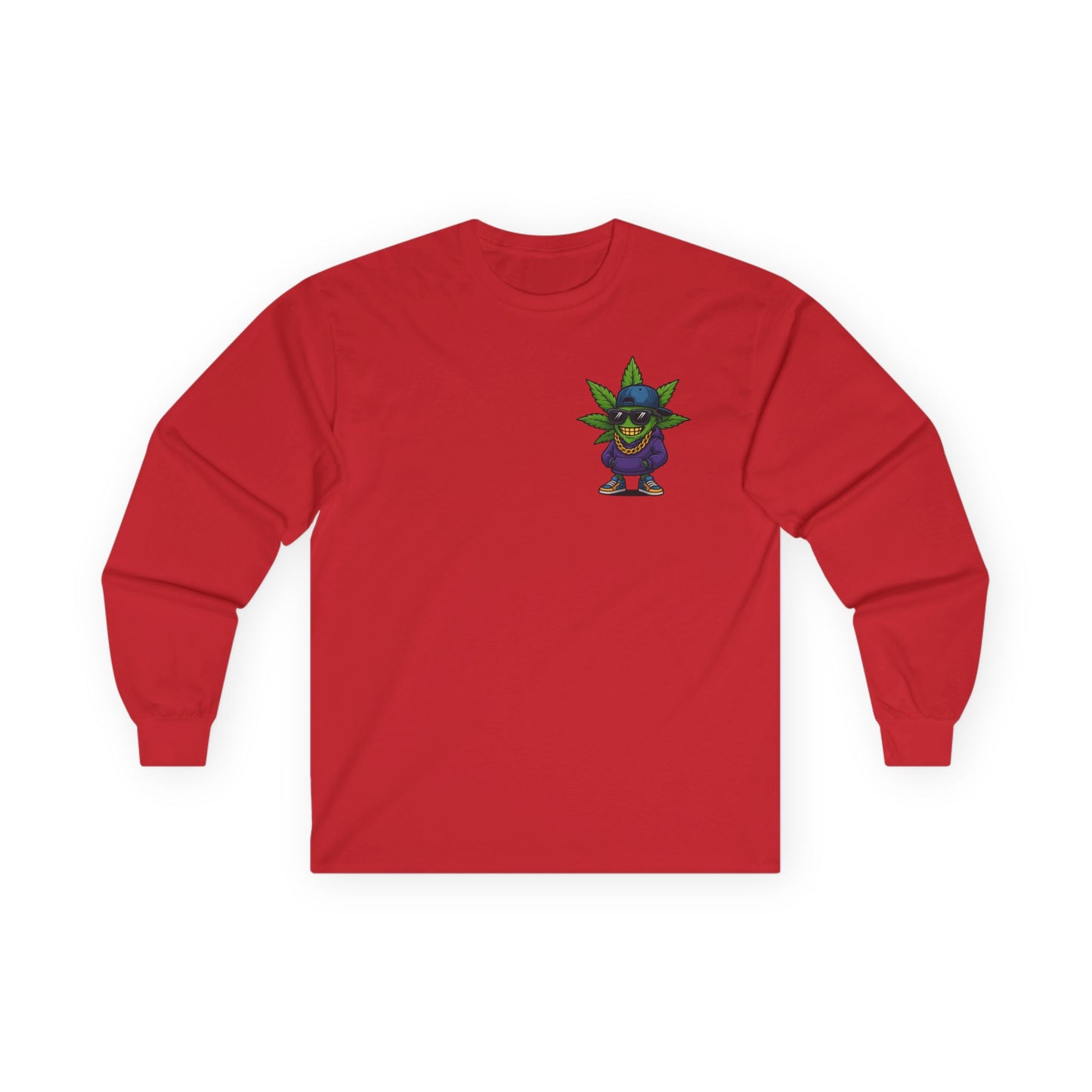 Florida Man Gaming Long Sleeve Tee - Unisex Cotton Shirt for Gamers, Halloween, Gift, Streetwear, Weed Culture