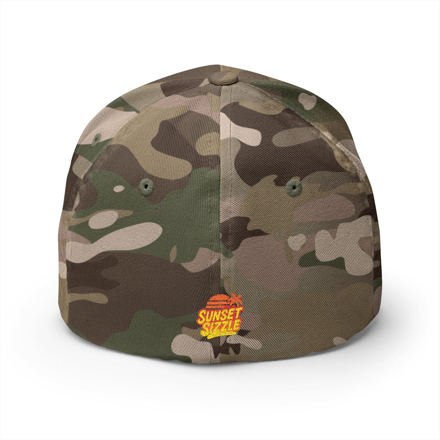 Cap - Sunset Sizzle Embroidery Design - Vaporwave Streetwear