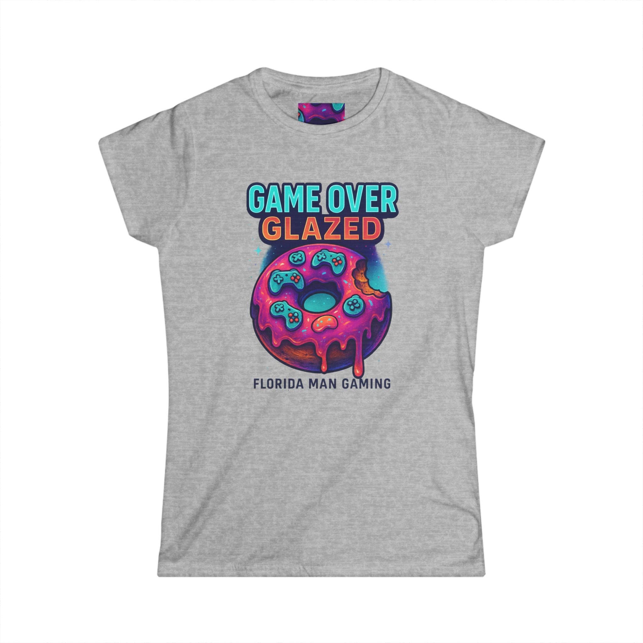 Gaming-Inspired Women's Softstyle Tee - Perfect for Gamers, Nerds, Birthday Gifts, Gaming Events, Casual Wear