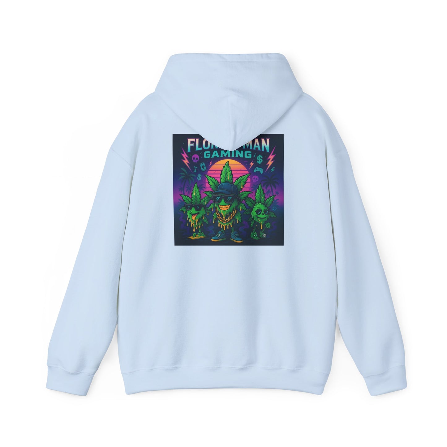 Gamer Hooded Sweatshirt with Colorful Monster Design, Unisex Hoodie for Gaming Lovers, Perfect Gift for Birthdays, Cosplay, and Holidays