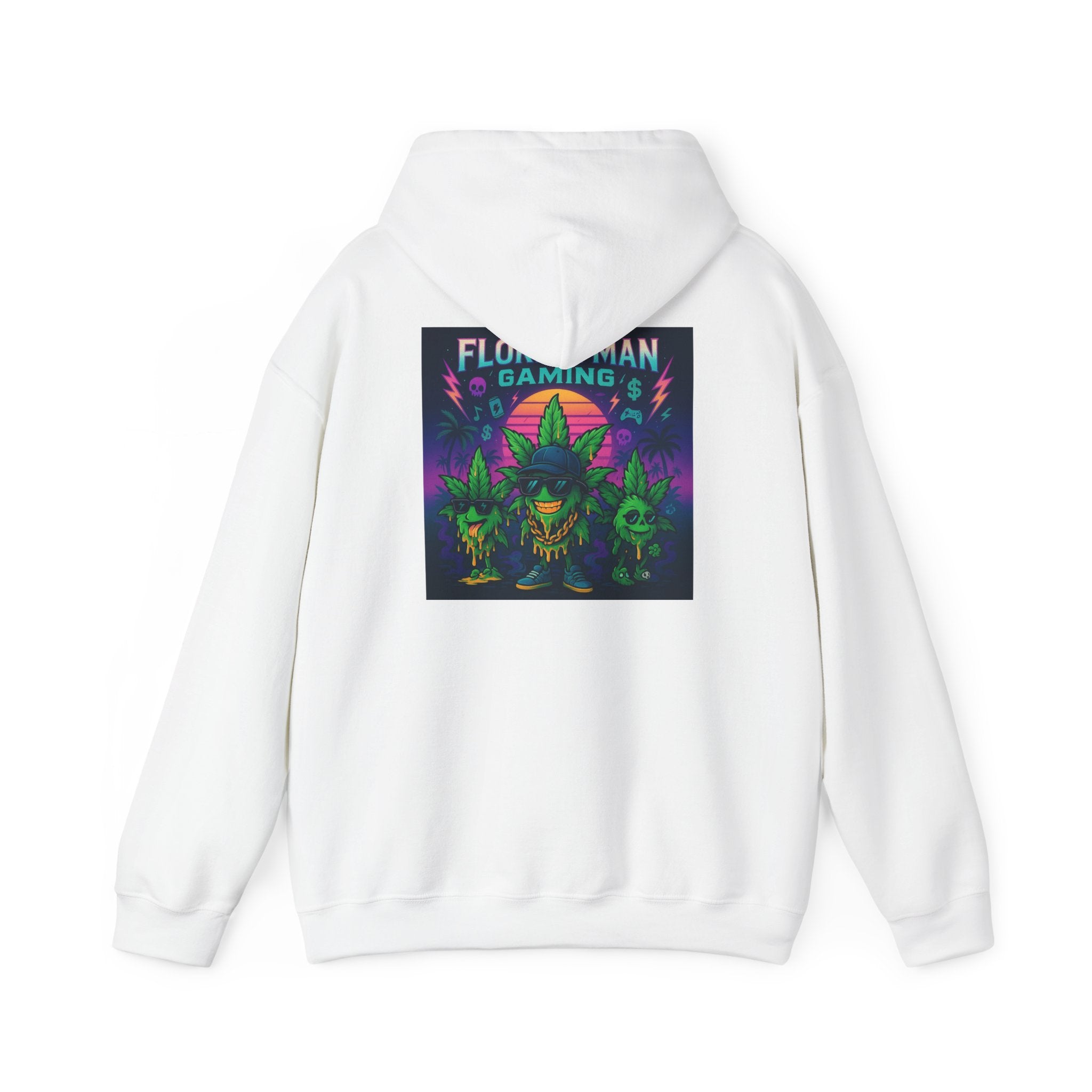 Gamer Hooded Sweatshirt with Colorful Monster Design, Unisex Hoodie for Gaming Lovers, Perfect Gift for Birthdays, Cosplay, and Holidays
