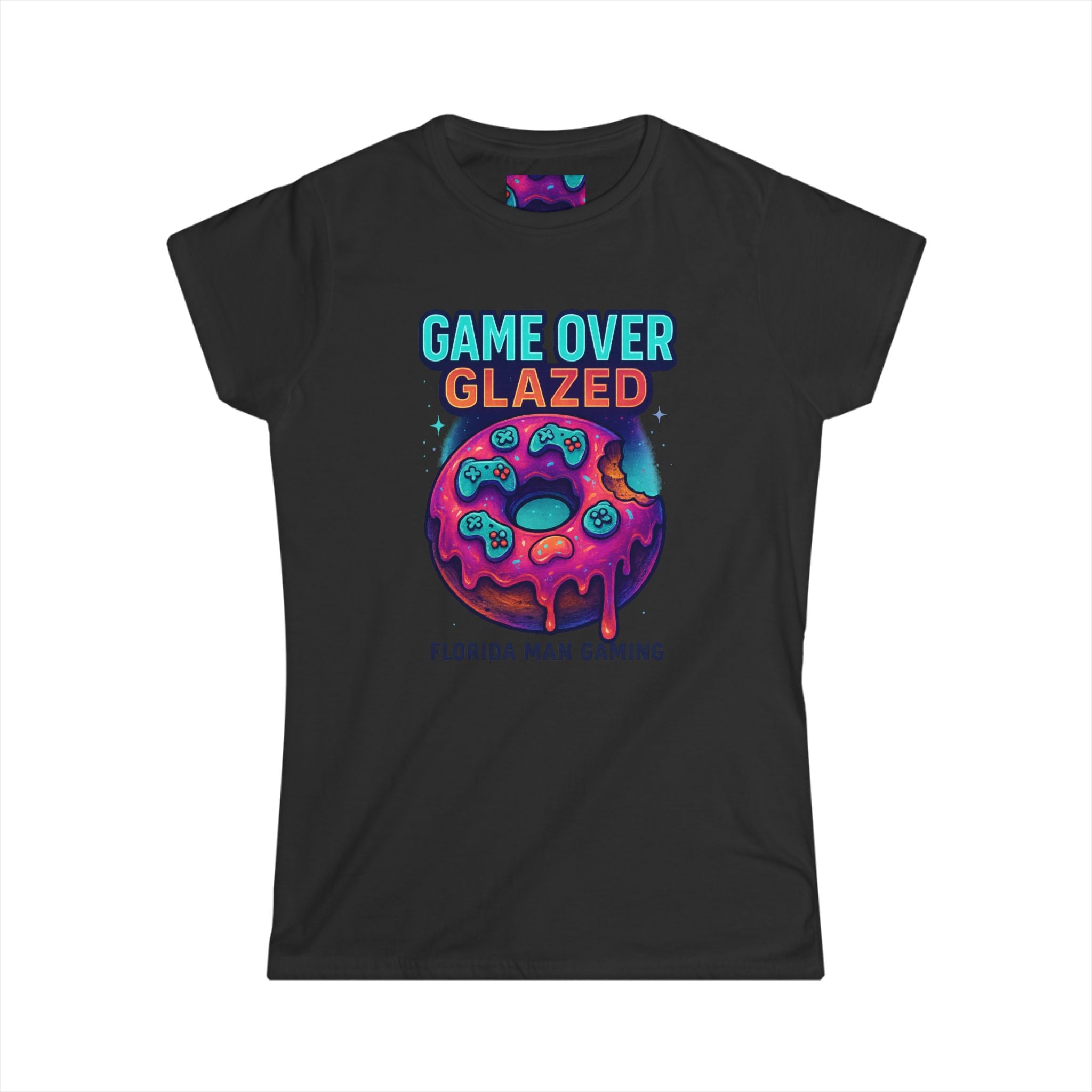 Gaming-Inspired Women's Softstyle Tee - Perfect for Gamers, Nerds, Birthday Gifts, Gaming Events, Casual Wear