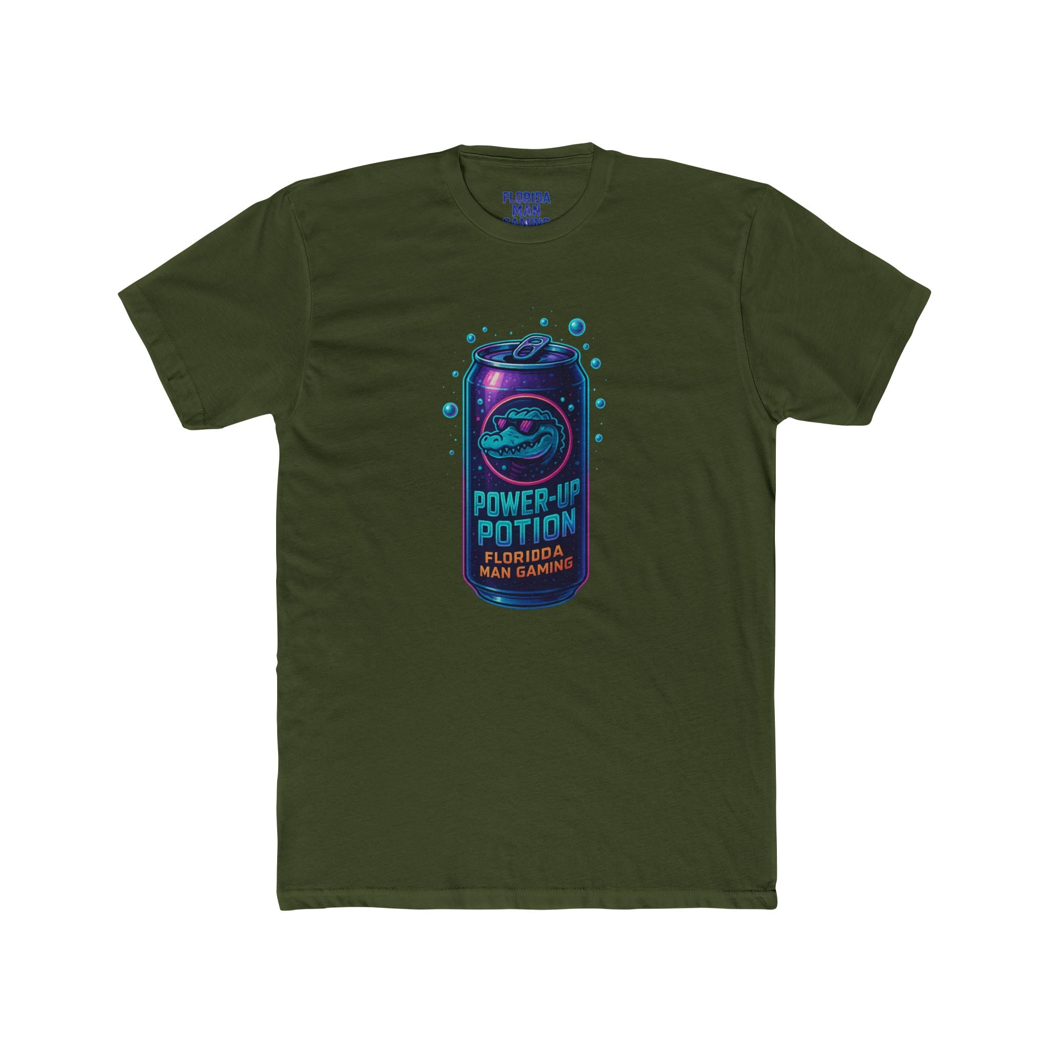 Florida Man Crew Tee: Gaming Humor Shirt, Fun Gift for Gamers, Unisex Tee for Parties, Retro Style Casual Wear, Unique Birthday Present