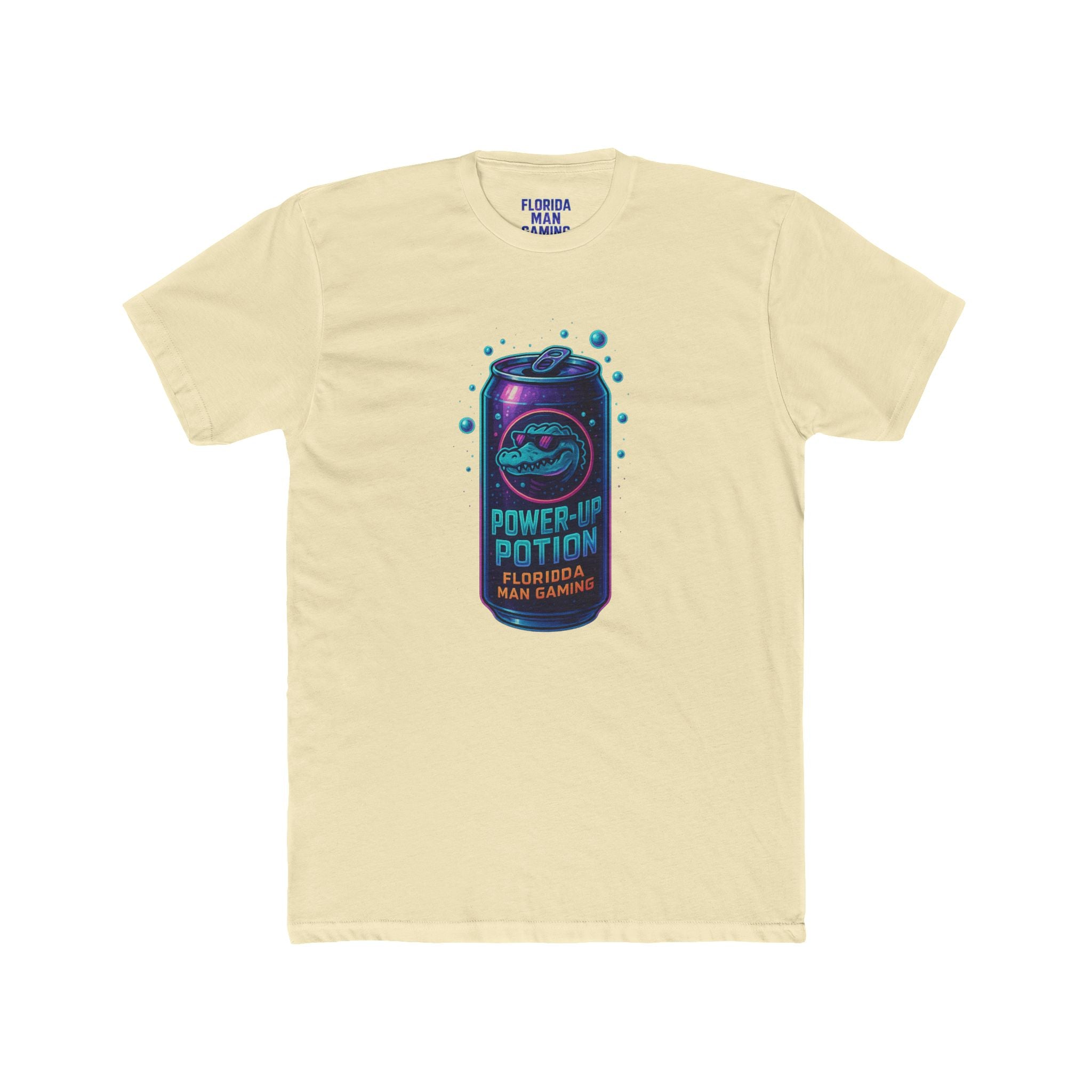 Florida Man Crew Tee: Gaming Humor Shirt, Fun Gift for Gamers, Unisex Tee for Parties, Retro Style Casual Wear, Unique Birthday Present