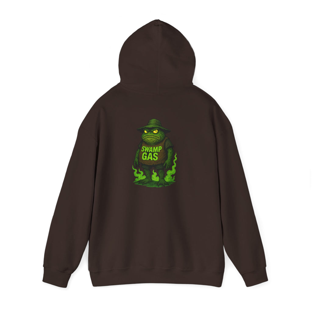 Swamp Gas Unisex Hoodie | Fun Gift for Halloween, Cozy Casual Wear, Unique Graphic Sweatshirt, Quirky Style, Perfect for Fall