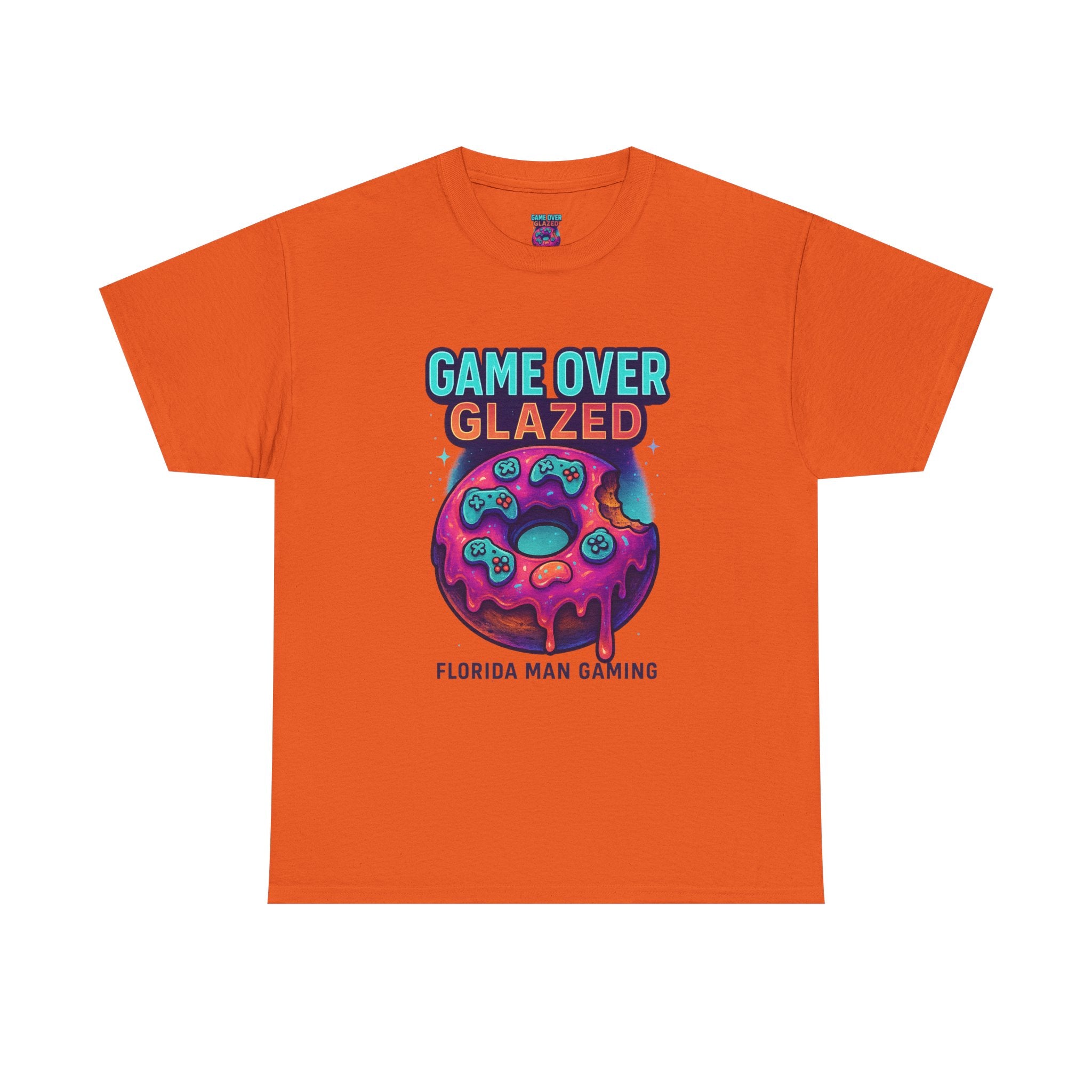 Gaming Graphic Tee for Retro Fun Lovers, Perfect for Gifts, Casual Wear, Gaming Events, Game Over Design