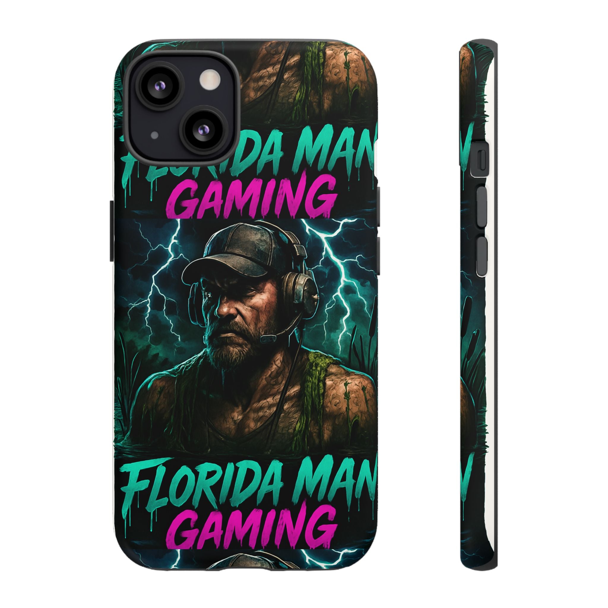 Phone Case - Florida Man Gaming Mascot Rising from the Swamp Tough Case