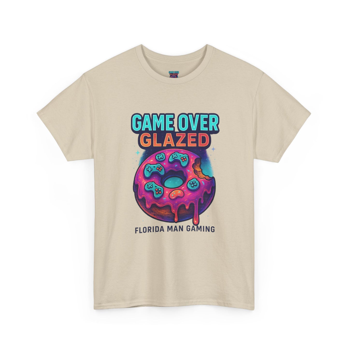 Gaming Graphic Tee for Retro Fun Lovers, Perfect for Gifts, Casual Wear, Gaming Events, Game Over Design