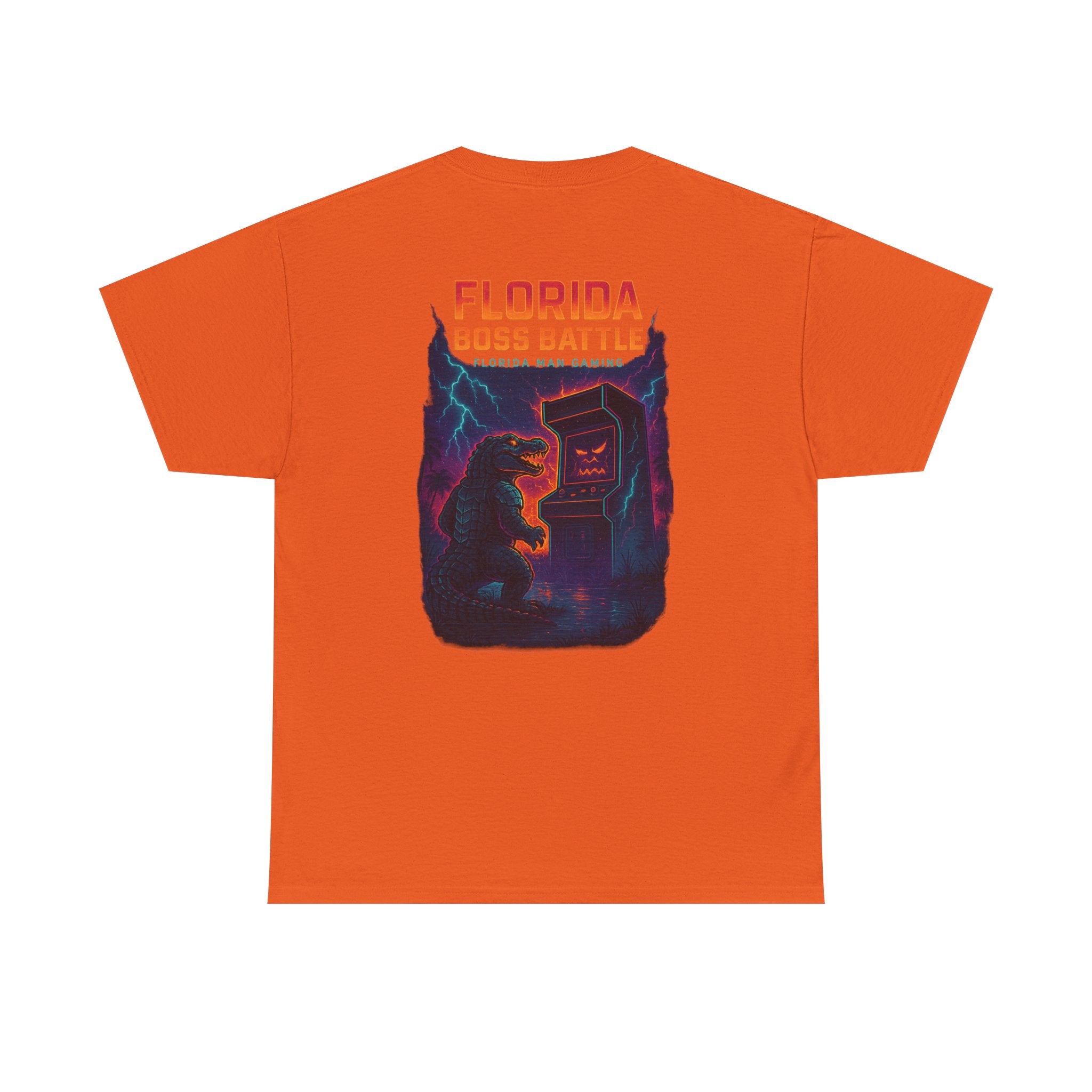Florida Boss Battle Tee - Unisex Gaming Shirt, Retro Video Game T-Shirt, Gift for Gamers, Cool Casual Wear, Unique Graphic Tee