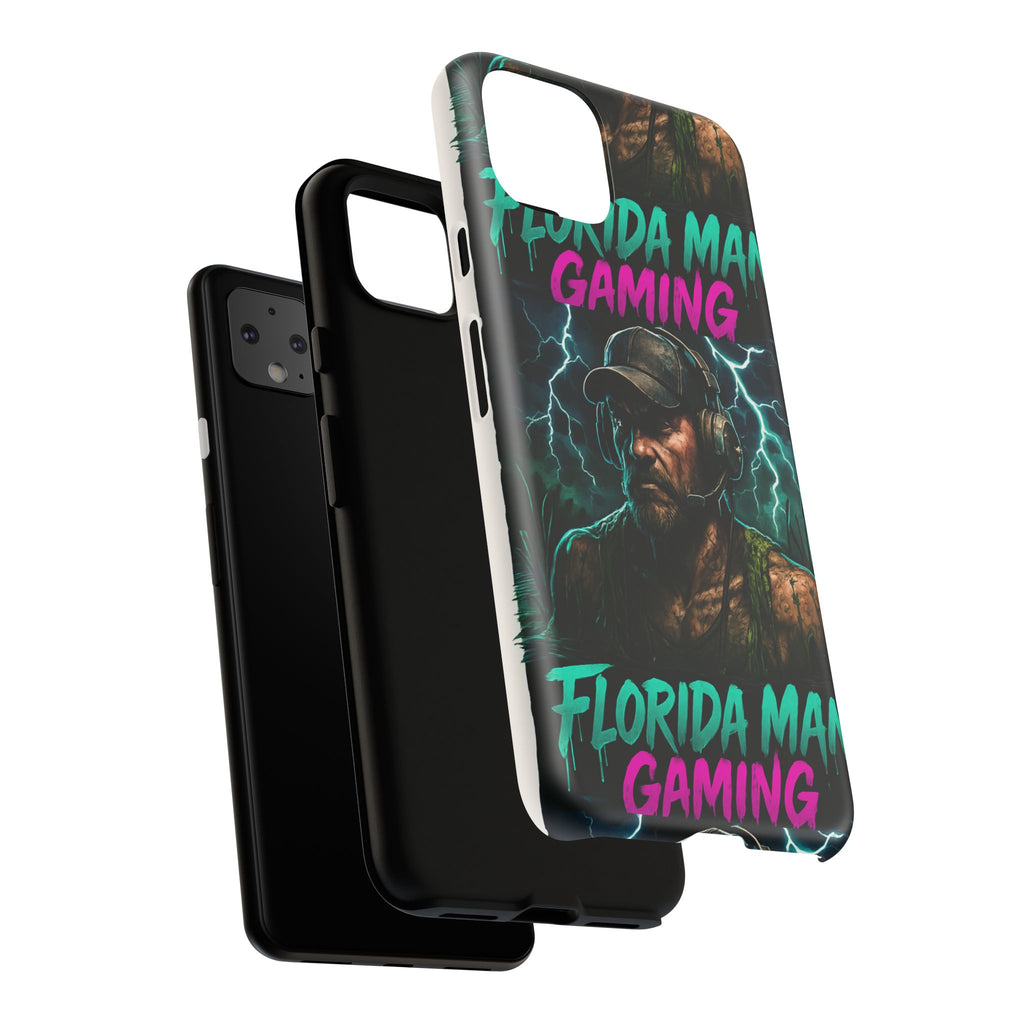 Phone Case - Florida Man Gaming Mascot Rising from the Swamp Tough Case