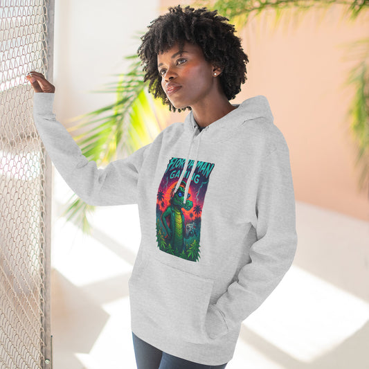 Gamer Fleece Hoodie - Cozy Dragon Design, Perfect for Gaming Sessions, Gifts for Gamers, Casual Wear, Fun Streetwear