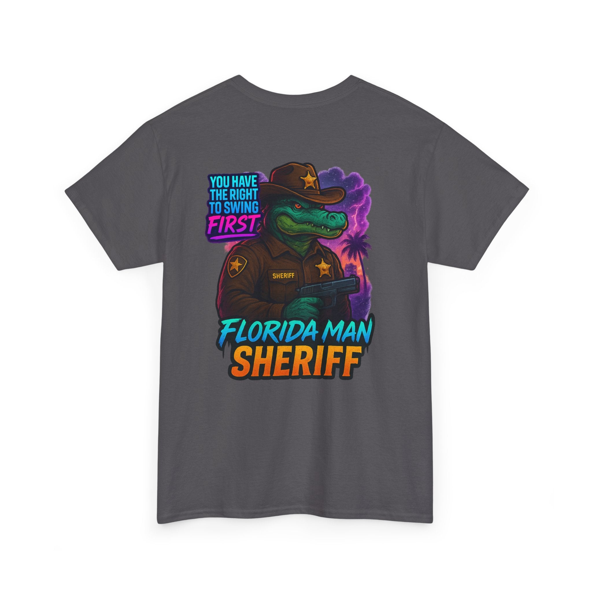 Florida Man Sheriff Tee - Fun Unisex Cotton T-Shirt, Graphic Tee for Florida Lovers, Gift for Dads, Unique Humor Shirt, Casual Wear