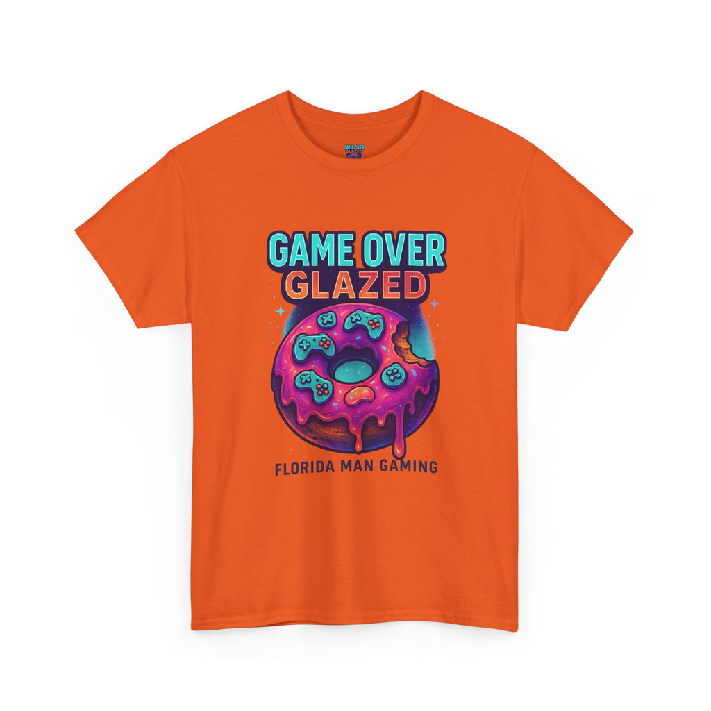 Gaming Graphic Tee for Retro Fun Lovers, Perfect for Gifts, Casual Wear, Gaming Events, Game Over Design