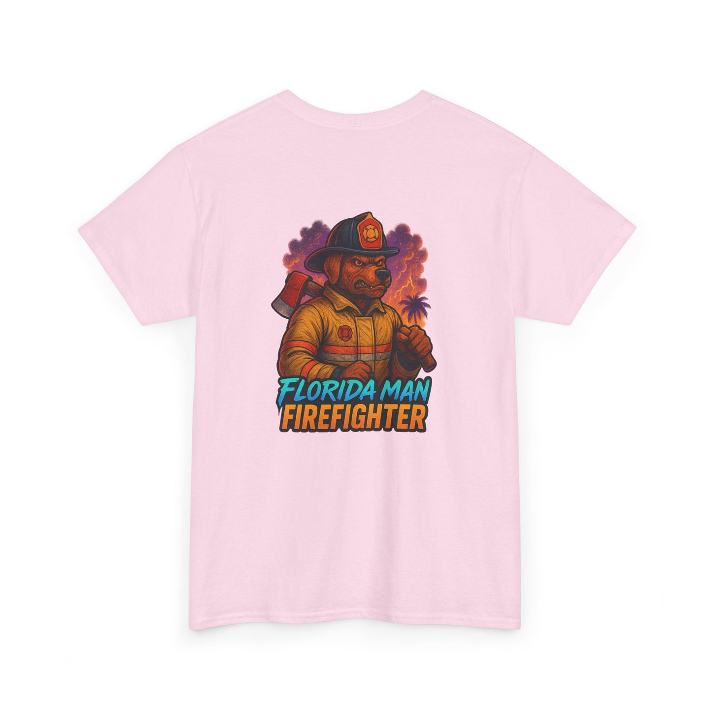 Gaming Tee - Florida Man Blaze Firefighter Gator