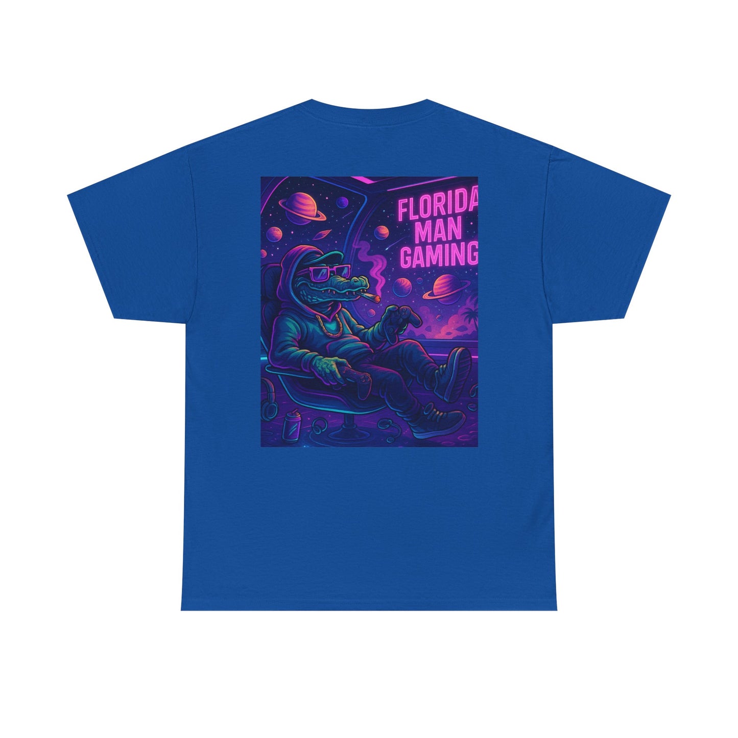 Florida Man Gaming Unisex Cotton Tee, Fun Florida Humor, Gamer Shirt, Unique Gift, Unisex T-shirt