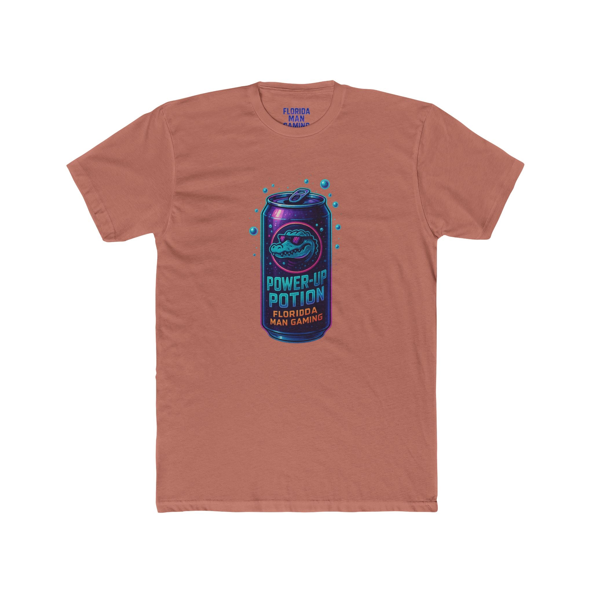 Florida Man Crew Tee: Gaming Humor Shirt, Fun Gift for Gamers, Unisex Tee for Parties, Retro Style Casual Wear, Unique Birthday Present