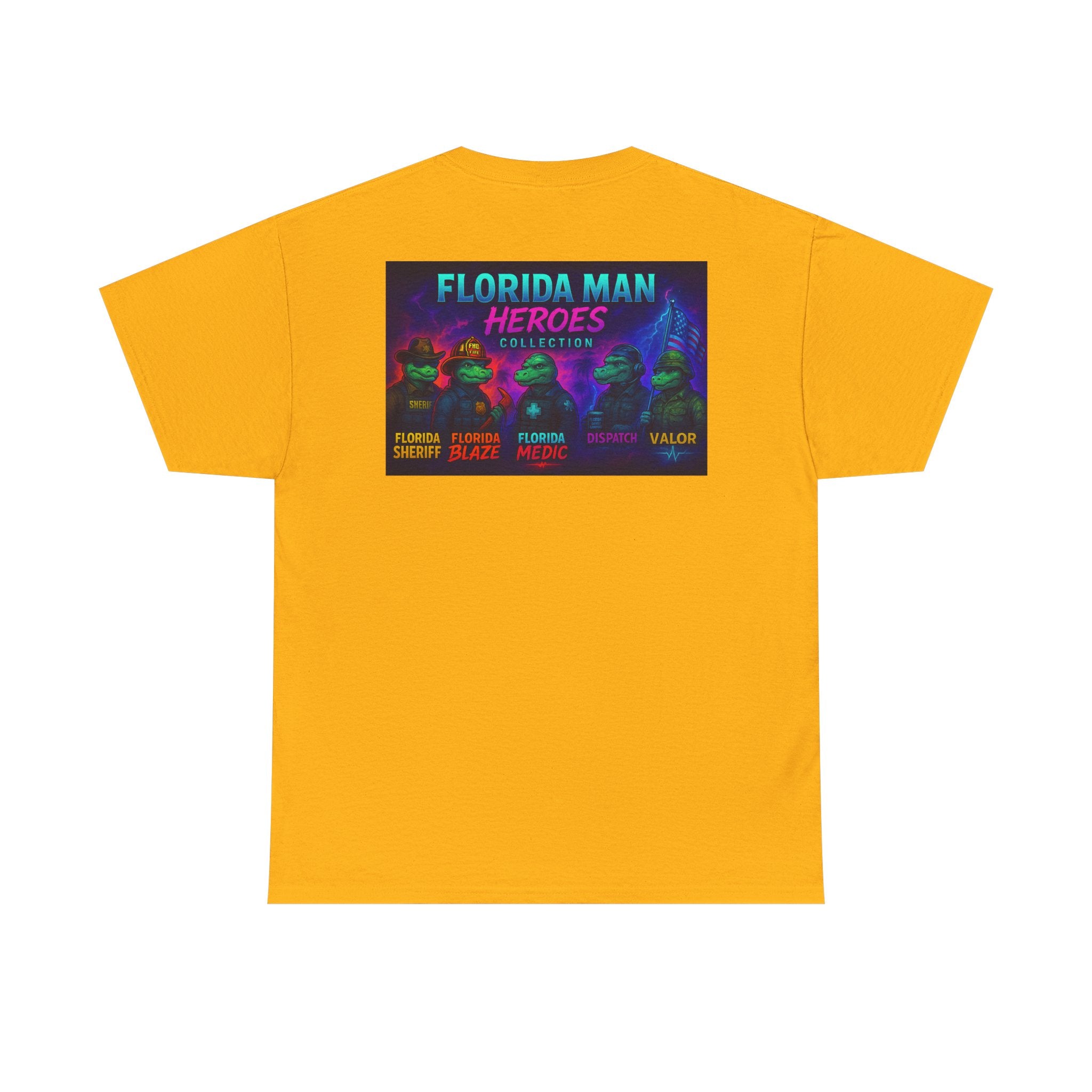 Florida Man Heroes Unisex Tee | Fun Graphic Shirt, Unique Gift, Florida Pride, Casual Style, Funny Tee