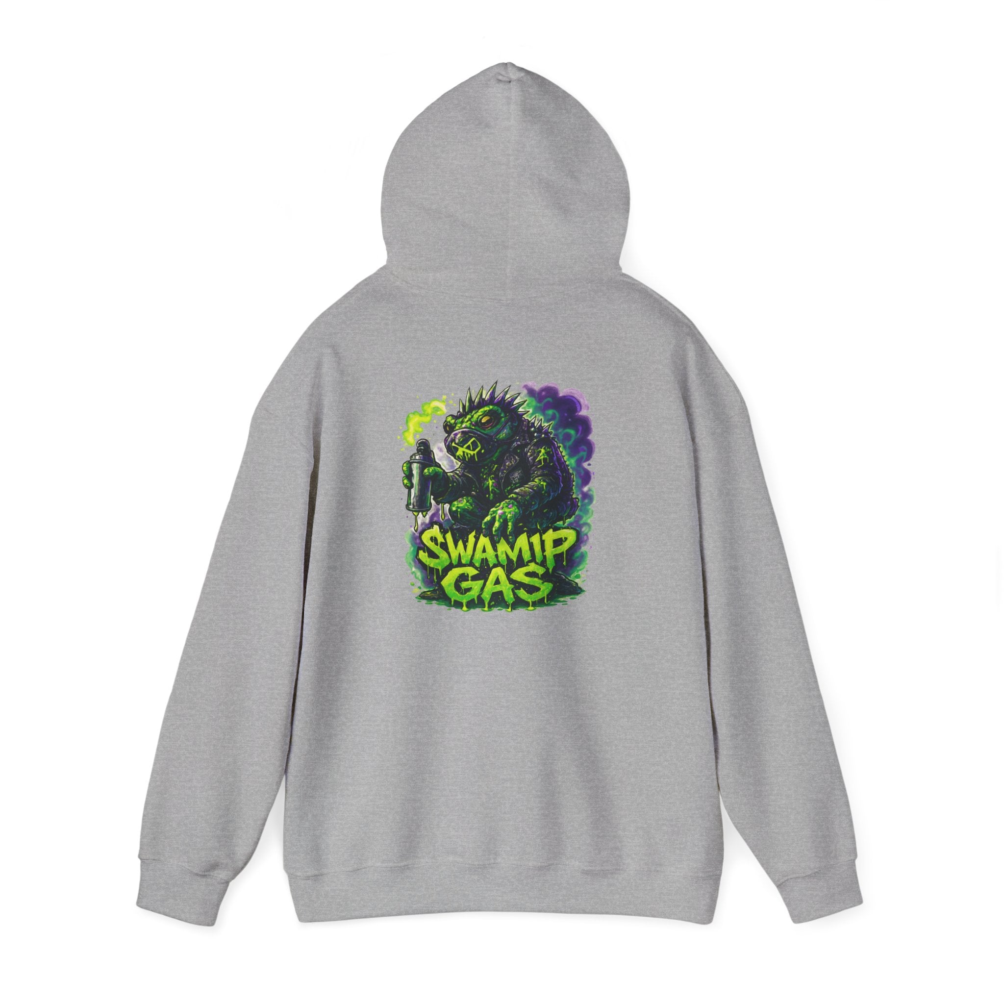 Swamp Gas Unisex Hoodie, Fun Graphic Sweatshirt, Gift for Halloween, Unique Streetwear, Cozy Layering Piece