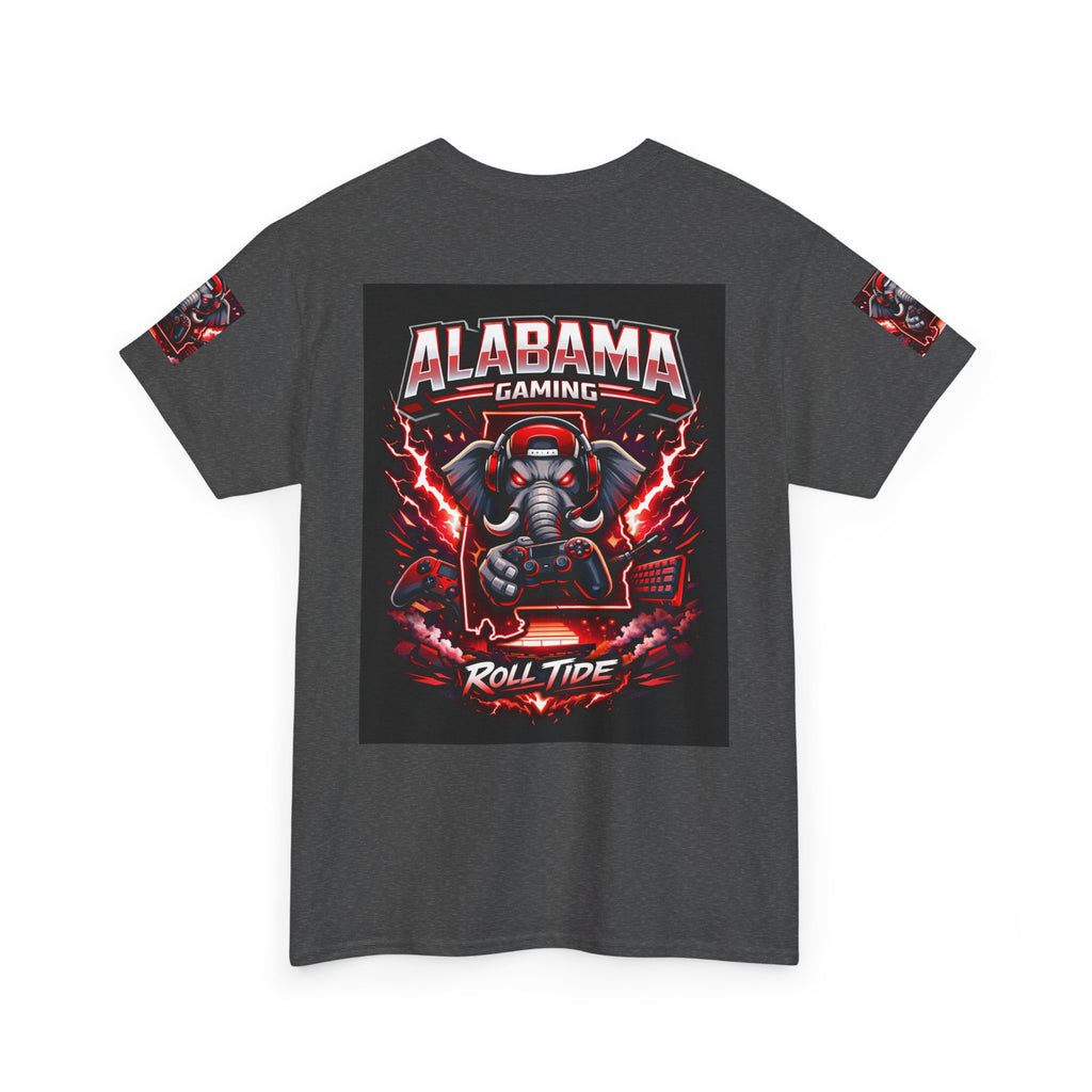 Alabama Gaming Tee — 'Roll Tide' Elephant Gamer Graphic Shirt