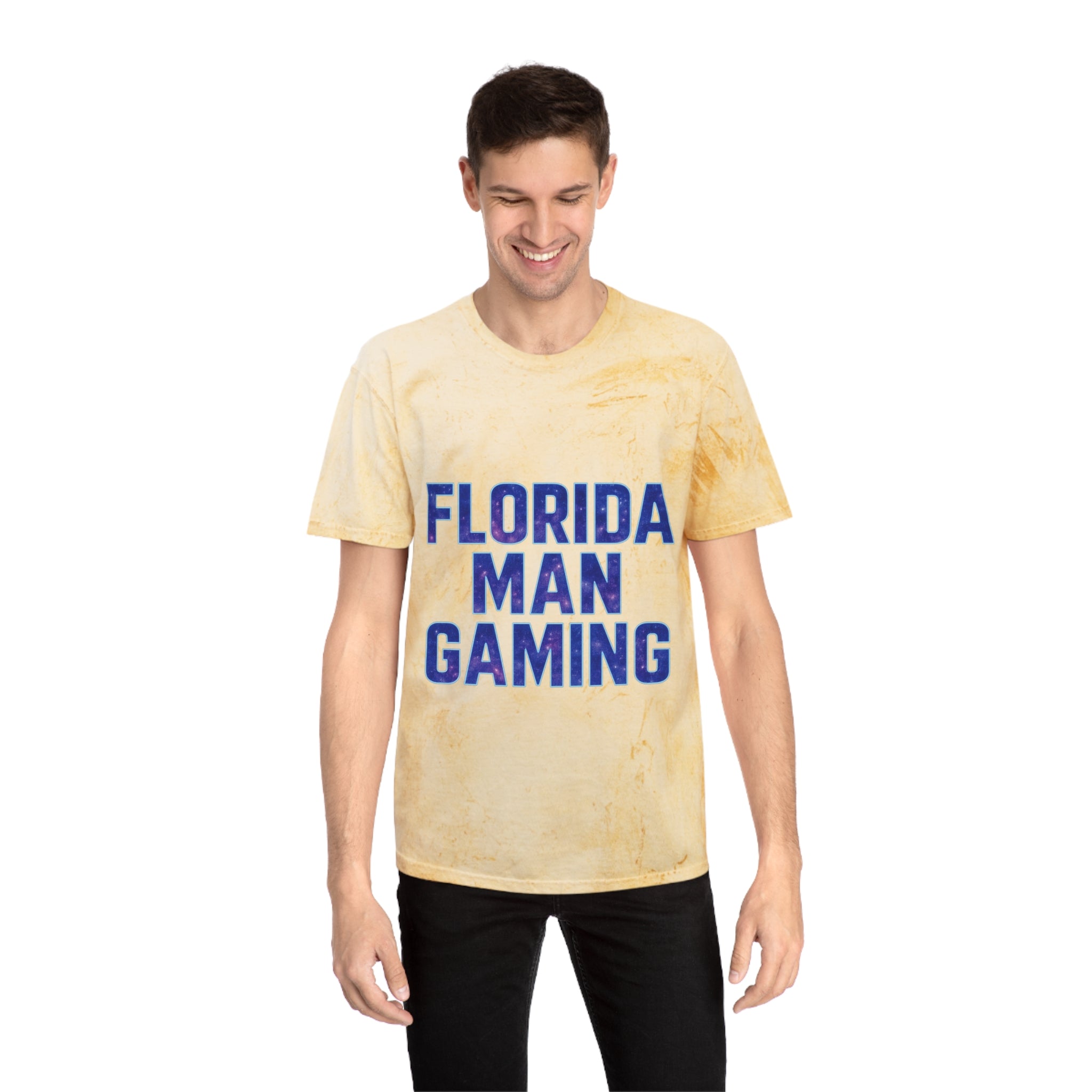Vibrant Gaming T-Shirt | Florida Man Gaming Tee | Creative Casual Wear, Fun Gift for Gamers, Unique Design, Comfortable Unisex Fit