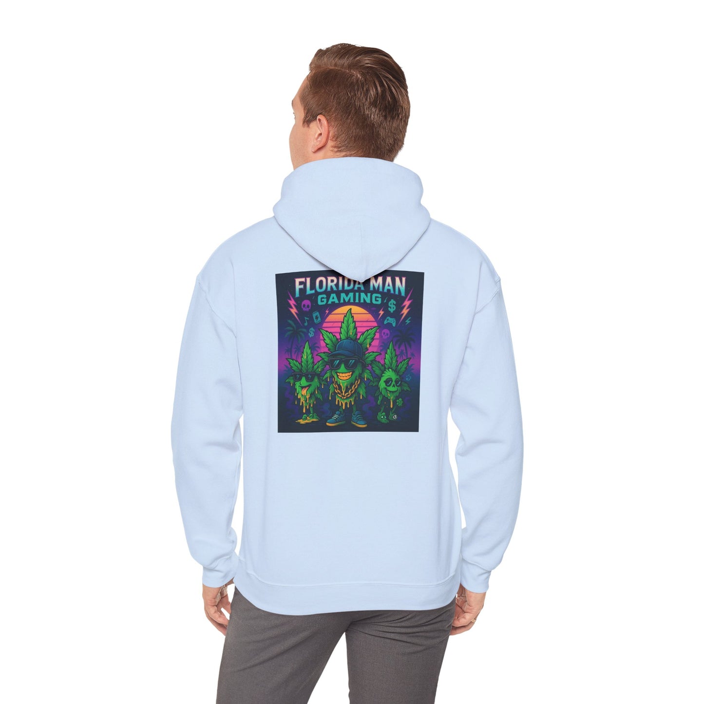 Gamer Hooded Sweatshirt with Colorful Monster Design, Unisex Hoodie for Gaming Lovers, Perfect Gift for Birthdays, Cosplay, and Holidays