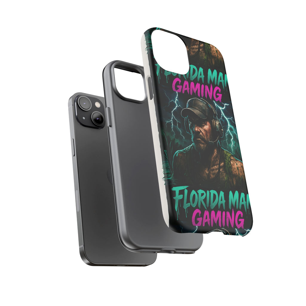 Phone Case - Florida Man Gaming Mascot Rising from the Swamp Tough Case