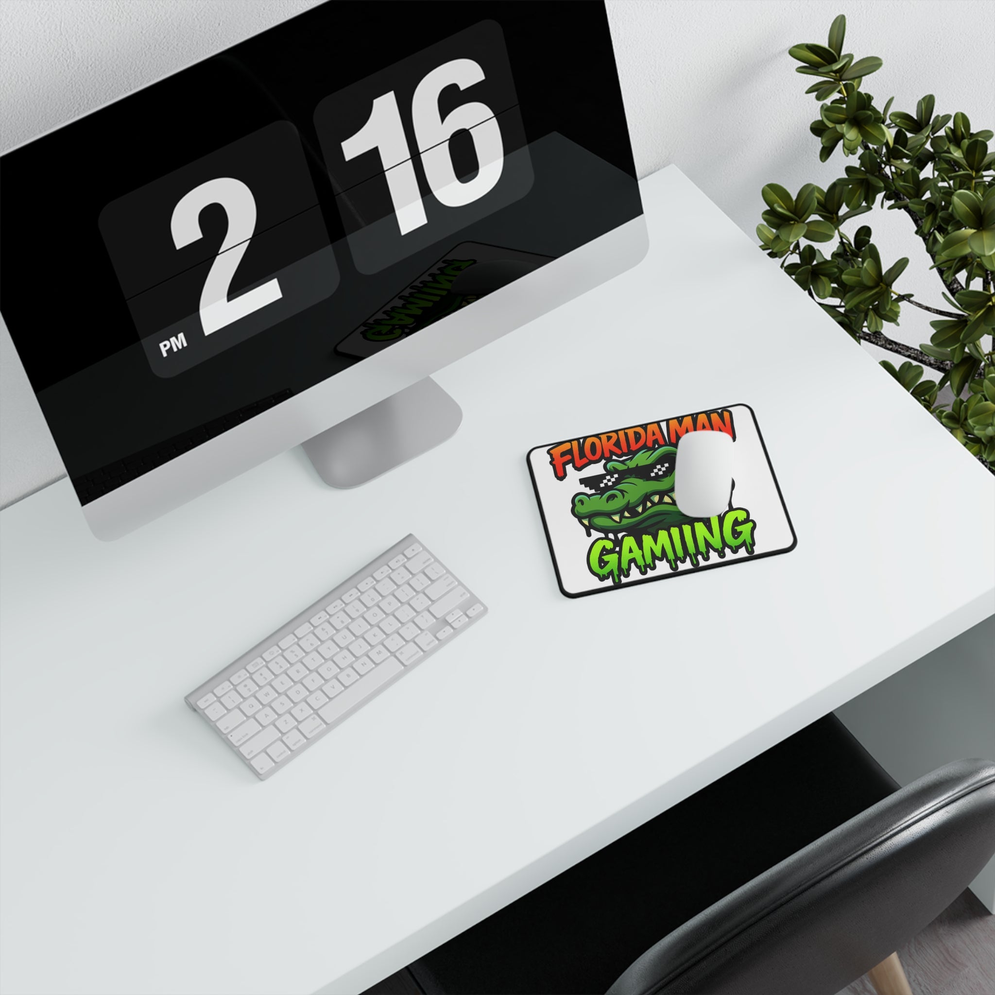 Florida Man Gaming Mouse Pad, Non-Slip Gaming Mat, Gamer Gift, Desk Accessories, Office Decor, Florida Humor