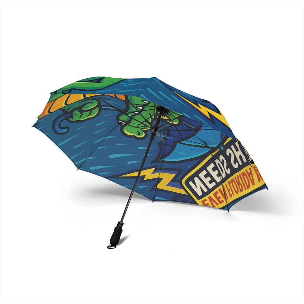 Foldable Umbrella — Florida Man Needs Shade Alligator Graphic