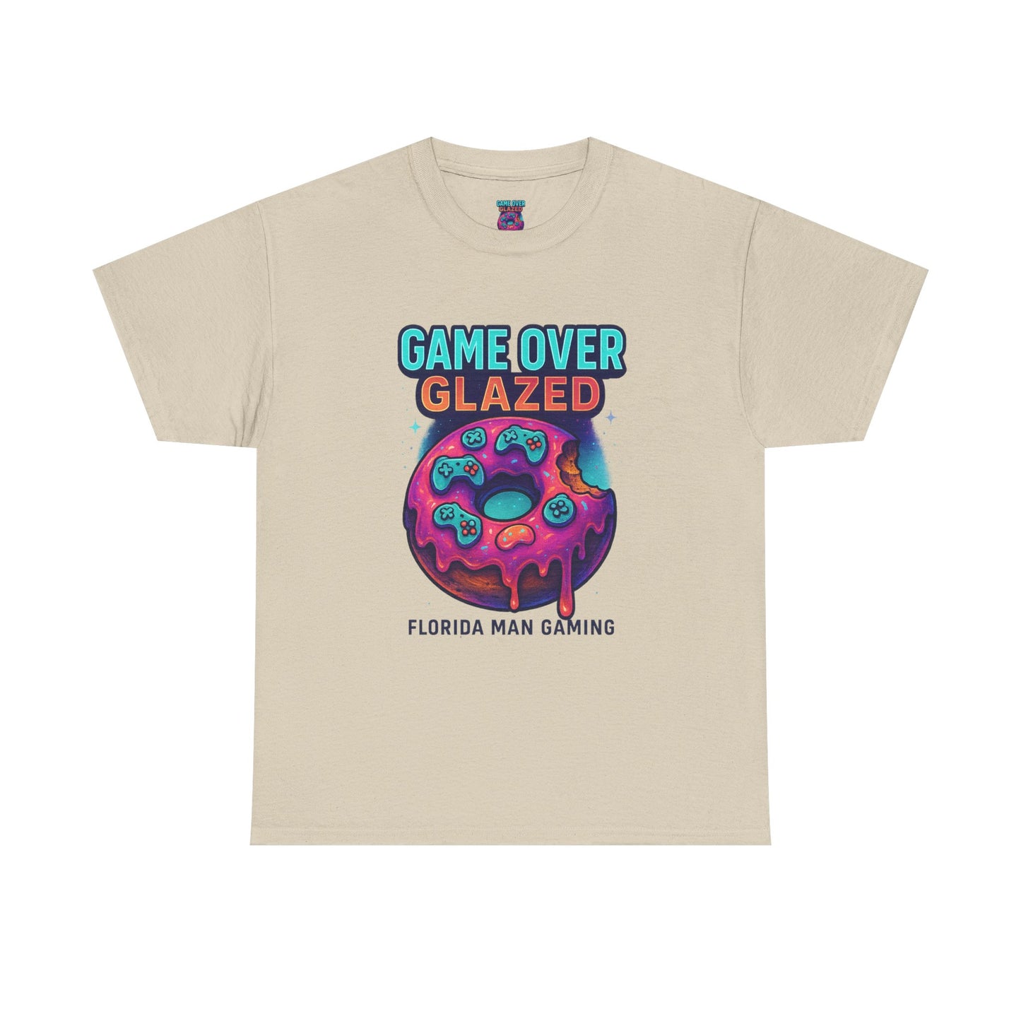 Gaming Graphic Tee for Retro Fun Lovers, Perfect for Gifts, Casual Wear, Gaming Events, Game Over Design