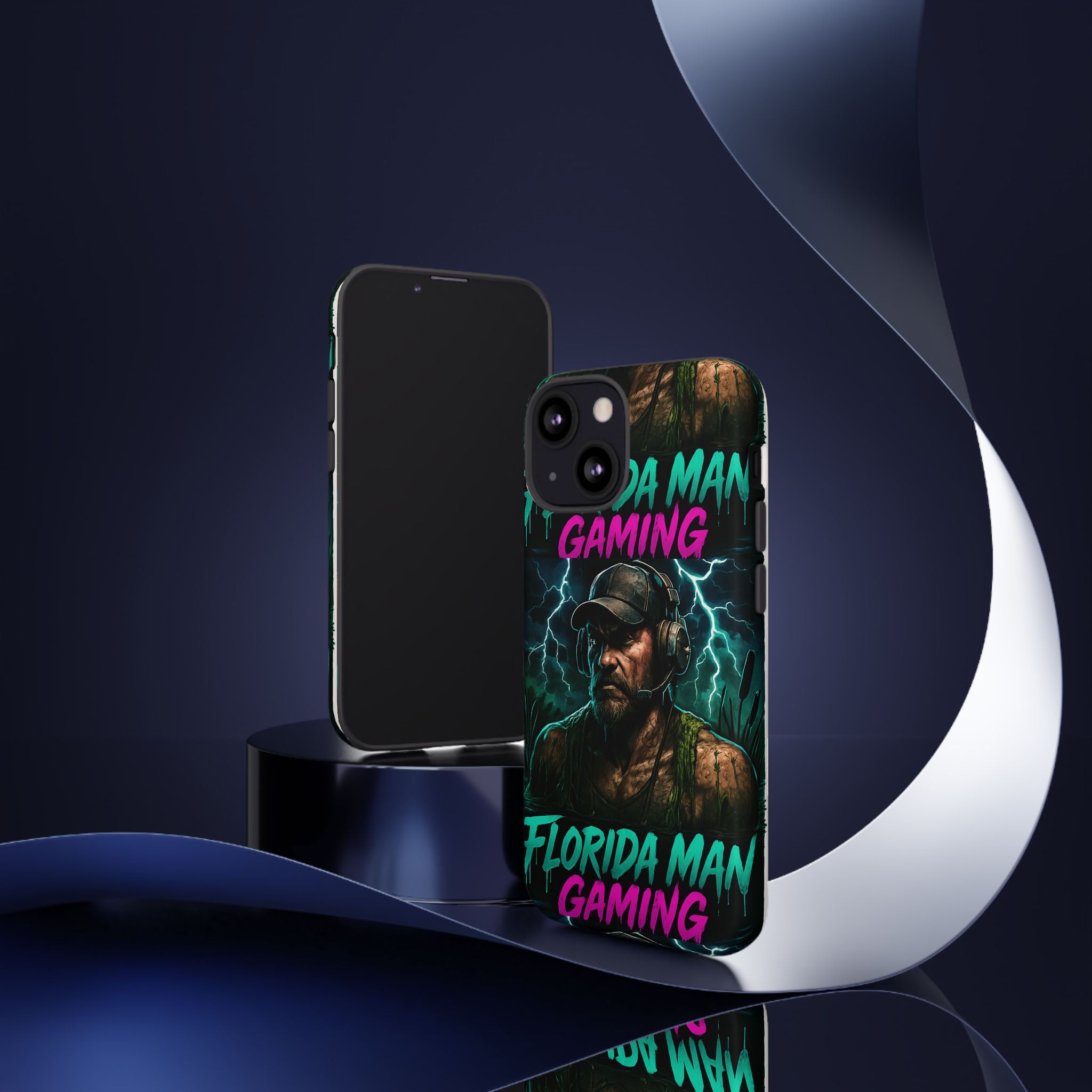 Phone Case - Florida Man Gaming Mascot Rising from the Swamp Tough Case