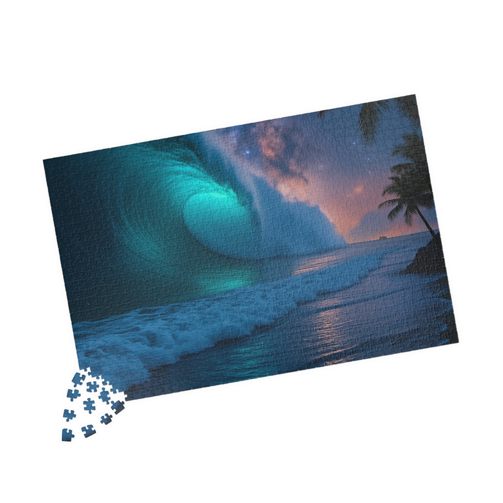 Stunning Ocean Wave Puzzle - 110 to 1014 Pieces, Perfect for Family Game Night, Gifts for Ocean Lovers, Relaxation Activity, Home Decor