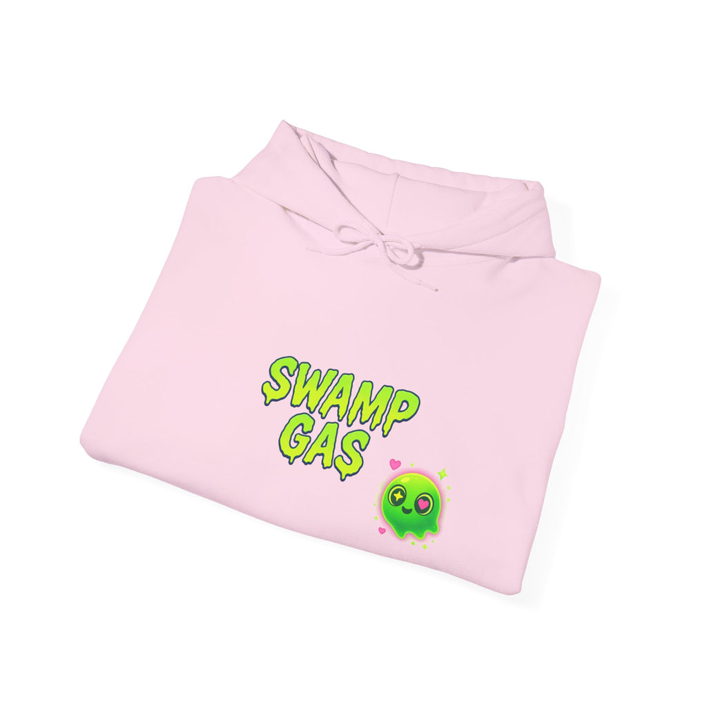 Cute Swamp Gas Hoodie, Unisex Sweatshirt, Gamer Gift, Green Slime Hoodie, Fun Casual Outfit, Halloween Costume
